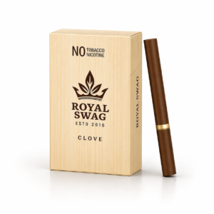 Royal Swag Telangana Clove Flavour Herbal Cigarettes 10 Sticks Packet