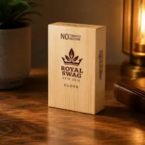 Royal Swag Telangana Clove Flavour Herbal Cigarettes 10 Sticks Packet