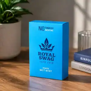 Royal Swag Telangana Mint Flavour Herbal Cigarettes 10 Sticks Packet