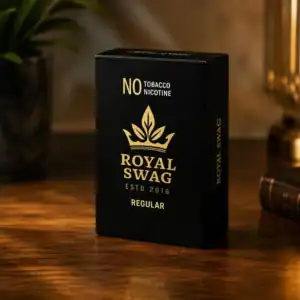 Royal Swag Telangana Regular Flavour Herbal Cigarettes 10 Sticks Packet