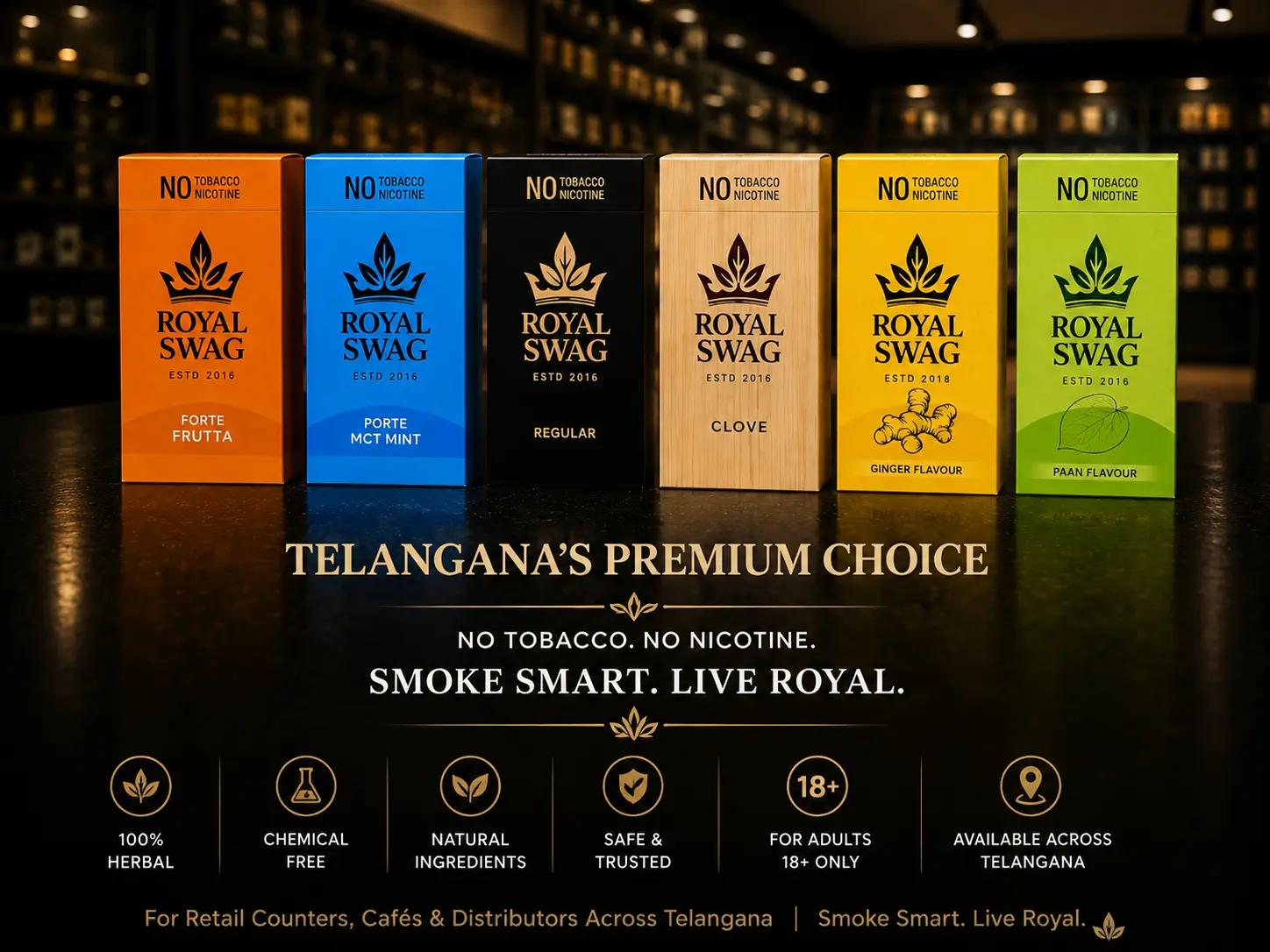 can i buy herbal cigarettes at 18  Tobacco-Free Organic Blends Natural Herbal Cigarettes PAAN Flavour(10